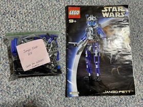 LEGO Star Wars: Jango Fett (8011) Missing Projectile, 1 Alt Pc, instructions