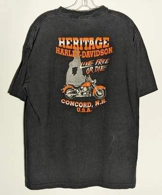 Heritage Harley-Davidson Concord, NH Classic Vintage T-Shirt XL-Excellent Cond. - Image 1 of 4