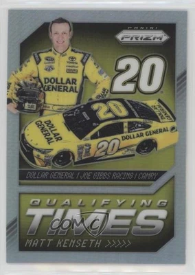 2016 Panini Prizm NASCAR Qualifying Times Silver Prizm Matt Kenseth #QT5 HOF - Image 1 of 2
