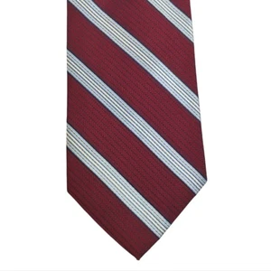 Brooks Brothers Red and Blue Silk Striped Tie 59 inches - Picture 1 of 11
