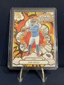 Donruss-Cam Ward 2025 #BS-CWD Rookie Bomb Squad Insert Tennessee Titans (RC) - Imagen 1 de 2