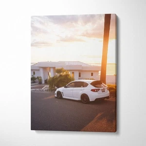 Subaru WRX STI High Resolution Museum Quality Vertical Car Canvas Print #008 - Picture 1 of 14