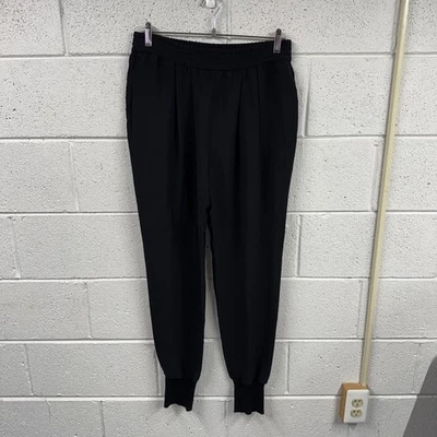 Pantalones deportivos Stella McCartney para mujer IT 44 US 8 Julia crepé de lujo de diseñador negros Foto 1 de 4