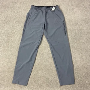 Under Armour Mens UA Storm Launch Pants 1376800-025 Size Large Fitted Grey - Picture 1 of 6