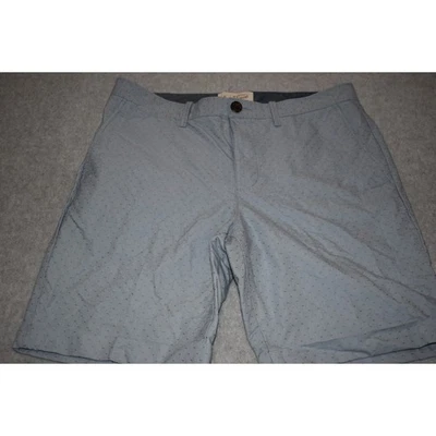 Pantalones Cortos Penguin Munsingwear Para Hombre Talla 33 Caquis Chinos 9" Entrepierna Azul Geométrico Foto 1 de 4