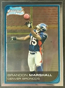 2006 Bowman Chrome Brandon Marshall RC Rookie 293/519 #253 Broncos - Picture 1 of 3