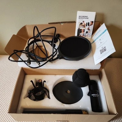 Neewer Professional Condenser Microphone NW-800 + Shock Mount Tested Works - Image 1 of 4