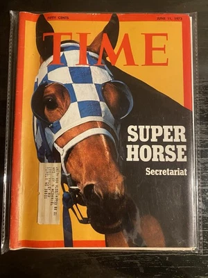 Time Magazine June 11, 1973 "Super Horse" Secretariat - Image 1 of 4