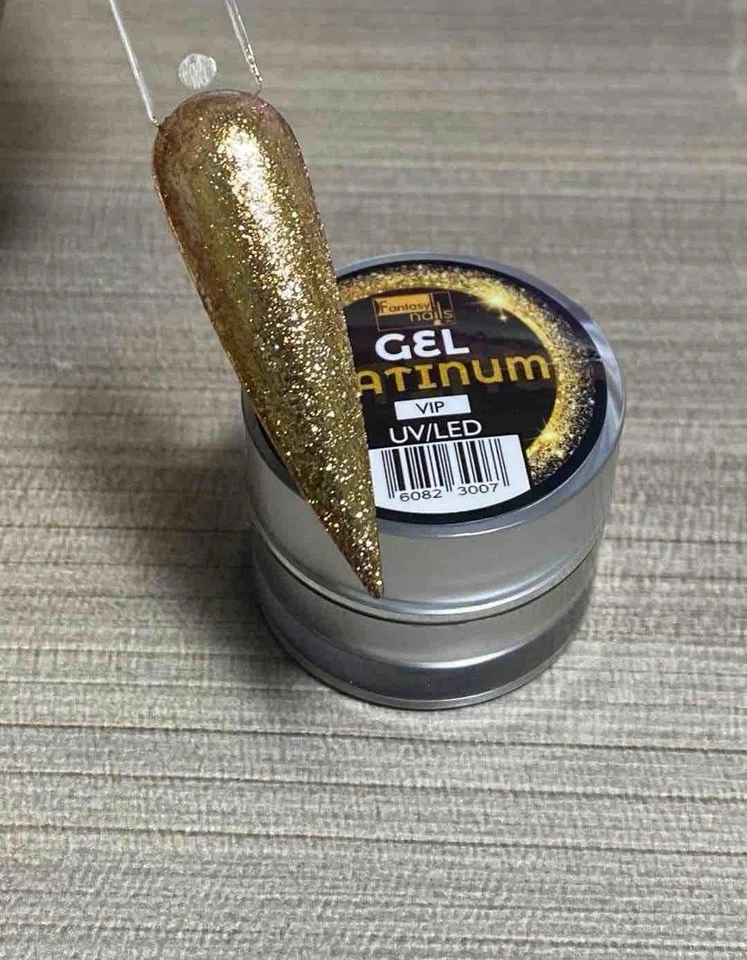 Uñas Fantasy Gel Platinum VIP Gold UV/LED  Foto 1 de 1