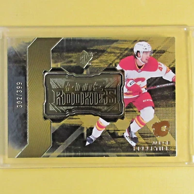 JAKOB PELLETIER 2023-24 SPX FINITE ROOKIES  /399 GOLD #F-47  Calgary Flames - Image 1 of 4