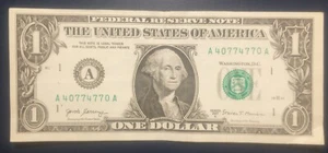 UA 1 $ Schein Serie 2017A Trinary A40774770A - Bild 1 von 2