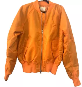 Fear of God Jacket Men's Size M Bomber Orange Collection Two 2016-2017 FOG - Picture 1 of 14