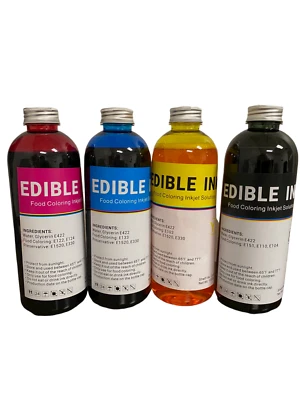 4000ml Edible Ink Refill Kit for Canon & Epson Printers - Image 1 of 2