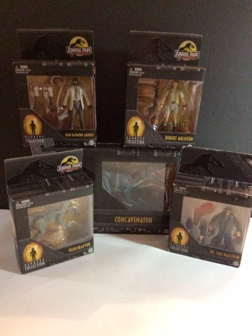 Mattel Jurassic Park Hammond Collection 5 Item Lot-New In Box Cover