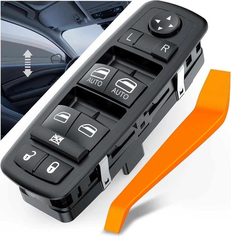 Interruptor maestro de ventana eléctrica para Dodge Ram 1500 2009 2010 2011 2012 lado del conductor LH Foto 1 de 4