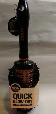 Conair Quick Blow-Dry Copper Collection Vented Hair Brush Foto 1 de 2