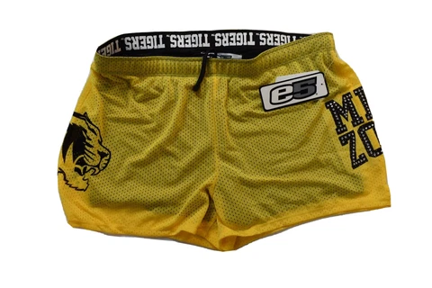 E5 NCAA Campus Classics Womens Mizzou Missouri Tigers Mesh Shorts NWT S-XL Cover