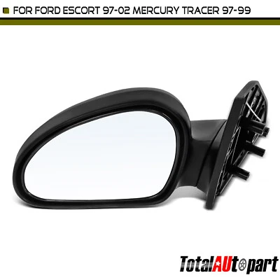 Espejo retrovisor manual liso para conductor Ford Escort 1997-2002 Mercury Tracer 1997-1999 Foto 1 de 4