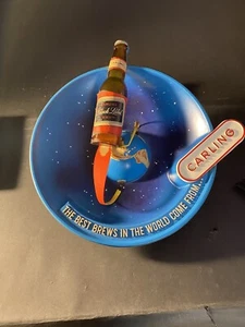 Very Rare 1958 Carling Black Label Rocketship in Space Themed Sign - Imagen 1 de 9