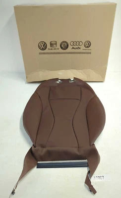New OEM Audi Original Leather Seat Cover Upper 2017-2019 Q7 4M0881806AR0A brown - Image 1 of 4