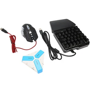 Keyboard Mouse Converter Combo Plug And Play Mobile Game Keypad Mouse Adapter S - Picture 1 of 24