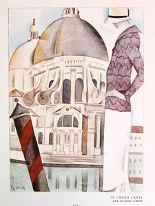 Hubert Giron LE GRAND CANAL Venedig Originalausgabe 1923  - Bild 1 von 5