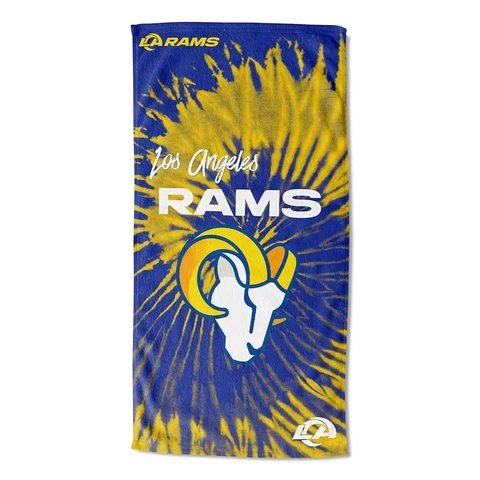 Los Angeles Rams NFL 30 x 60 Pyschedelic Beach Towel FREE SHIP Cover