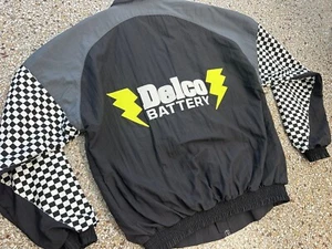 Vintage AC DELCO BATTERY 90’s Checkerboard Windbreaker Jacket ADULT MEDIUM Neu mit Etikett - Bild 1 von 13