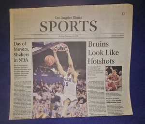 Los Angeles Times 25 de febrero de 2005; Bruins se ven como hotshots - ¡HALLAZGO RARO!¡! - Imagen 1 de 1
