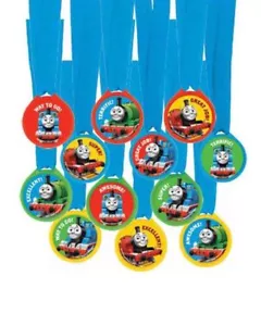 Paquete de 12 cintas de premio Thomas The Tank Party Supplies - Imagen 1 de 1