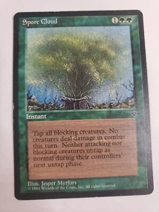 MTG Magic The Gathering Card Spore Cloud Instant Green Fallen Empires Myrfors  - Picture 1 of 2
