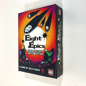 EIGHT EPICS BOARD GAME co-op dice LIMITED KANAI FACTORY ED open box/sealed cards - Picture 1 of 8