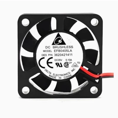 Delta EFB0405LA Cooling fan 4010 5V 0.10A 4CM 2PIN Computer Fan Silent Ball Fans - Image 1 of 4