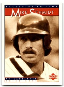 1995 UPPER DECK SONIC HEROES OF BASEBALL MIKE SCHMIDT PHILADELPHIA PHILLIES #5