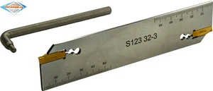 Espada de corte compatible con placas de punción tipo Sandvik N123.. 32-2 o 32-3 - Imagen 1 de 4