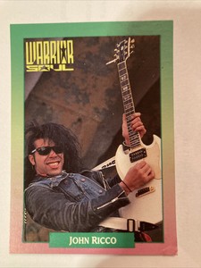 Brockum Rockcards 1991 #103 John Ricco. Guitar Warrior Soul