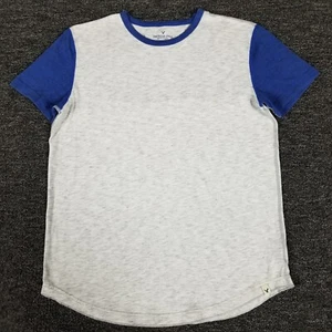American Eagle Shirt Mens Medium Gray Athletic Active Flex Casual Stretch Gym - Picture 1 of 10