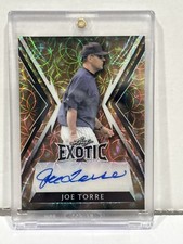 2023 Leaf Exotic Gold Leopard Kaleidoscope Joe Torre auto 1/1 #BA-JT2