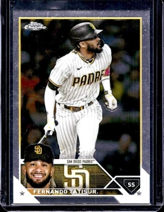 2023 Topps Chrome - Fernando Tatis Jr. Sepia Refractor #129 San Diego Padres - Imagen 1 de 2