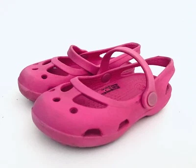 Crocs Toddler Girls Karin Clog Mary Jane Clog Pink Size 6 0109 - Image 1 of 4