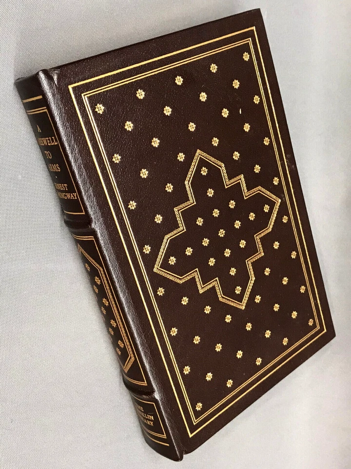ERNEST HEMINGWAY Leather FINE BINDING 100 Greatest Masterpieces FRANKLIN LIBRARY - Image 1 of 4