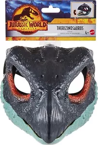 2022 Jurassic World Dominion Therizinosaurus Maske mit beweglichem Kiefer Mattel NEU - Bild 1 von 5