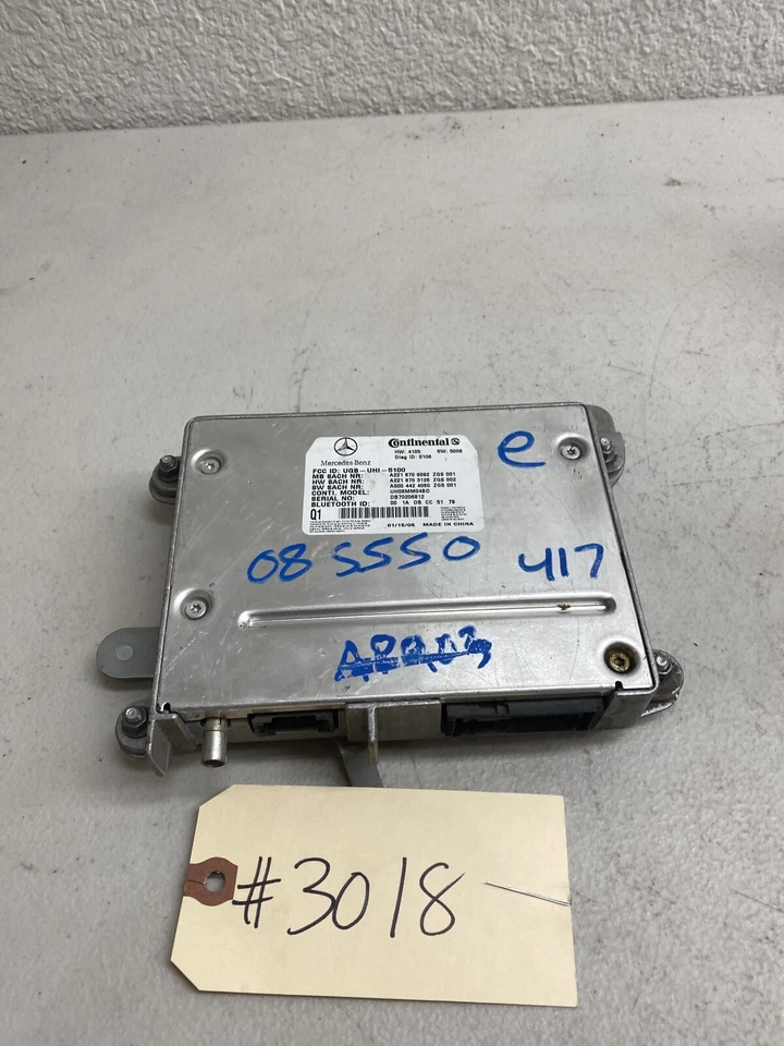 2007 2008 2009 Mercedes Benz S Class Bluetooth Module A221 870 9092 - Image 1 of 4