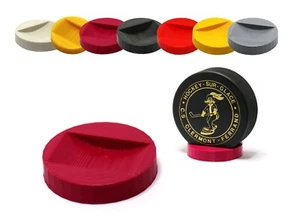 Display Case Holder Grandstand Stand Box Storage for Ice Hockey Puck NHL KHL AHL - Picture 1 of 8