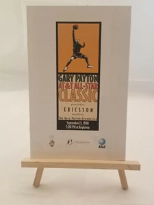 Folleto del día del juego de Gary Payton AT&T All-Star Classic, 13 de septiembre de 1998 - Imagen 1 de 2