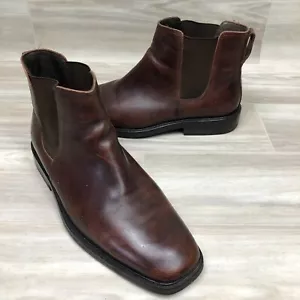 Cole Haan Mens McIntyre Chelsea Slip On Boots Brown Nubuck Shoes Size 8.5 M - Picture 1 of 10