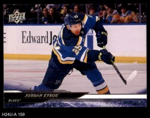 2024 Upper Deck #159 Jordan Kyrou Blues 8 - NM/MT - Picture 1 of 2