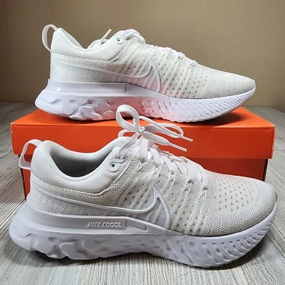 Nike React Infinity Run FK 2 Pure Platinum/White Mens Size 9.5 New CT2357-103 - Image 1 of 4