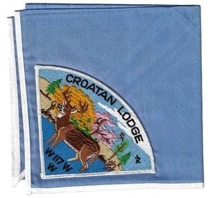 Pañuelo para el cuello Croatan Lodge 117 Brotherhood Pastel Consejo de Carolina del Este Carolina del Norte - Imagen 1 de 1