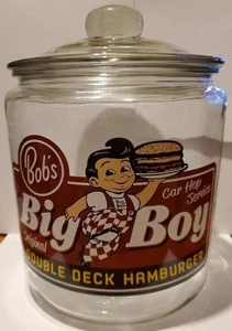 Sehr seltenes Big Boy Hamburger Glas Thekenglas - Bild 1 von 1